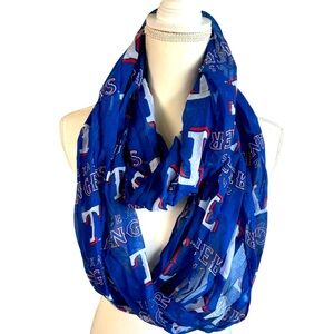 TEXAS RANGERS MLB team apparel womens infinity team spirit scarf one size NWT
